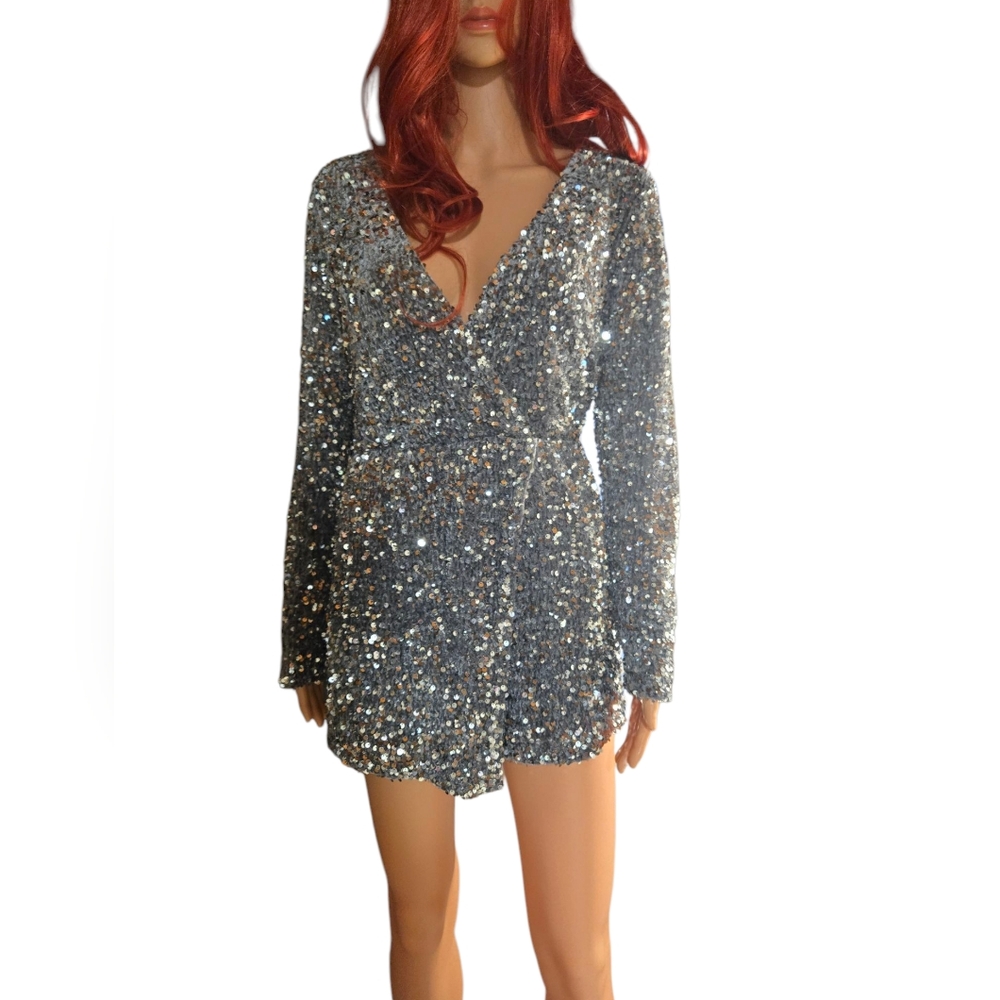 F21 Sequin Romper S